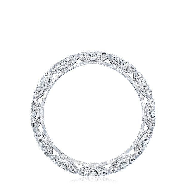 Marquise Shape Design Detail Wedding Band