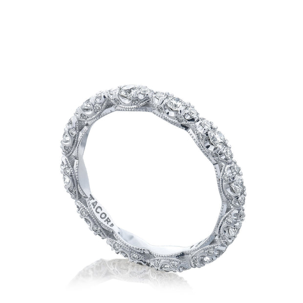 Marquise Shape Design Detail Wedding Band