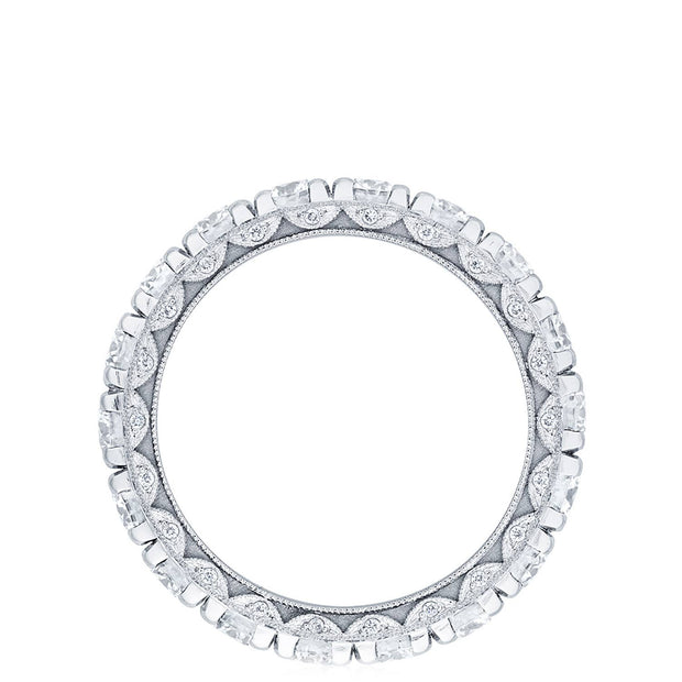 Multi-dimensional Round Brilliant Diamond Eternity Band