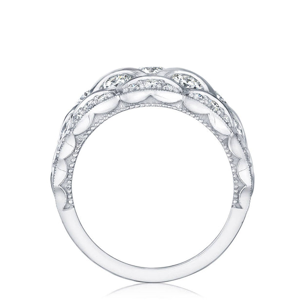 Cascading Diamond Eternity Band