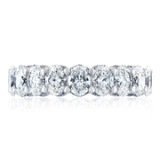 Oval Cut Diamond Eternity Band