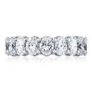 Oval Cut Diamond Eternity Band