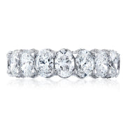 Oval Cut Diamond Eternity Band