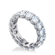 Oval Cut Diamond Eternity Band