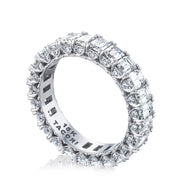 Emerald Cut Diamond Eternity Band