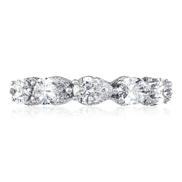 Pear Cut Diamond Eternity Band