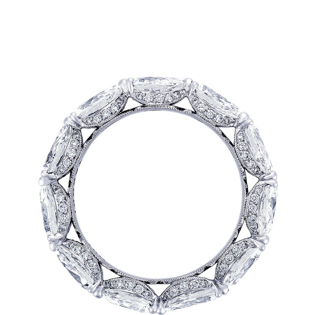 Pear Cut Diamond Eternity Band