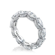 Pear Cut Diamond Eternity Band