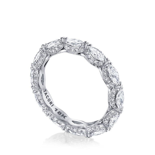 Marquise Cut Diamond Eternity Band