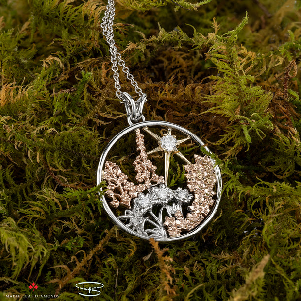 Territories Garden Canadian Diamond Pendant
