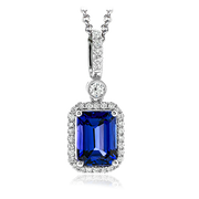 Color Pendant in 18k Gold with Diamonds