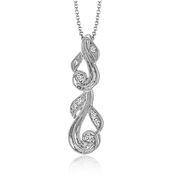Pendant in 18k Gold with Diamonds