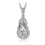 Pendant in 18k Gold with Diamonds