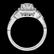 Engagement Ring in 18k Gold with Diamonds