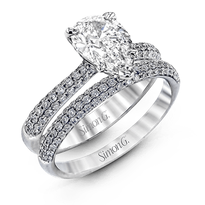 Wedding Set in 18k Gold with Diamonds