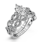 Wedding Set in 18k Gold with Diamonds