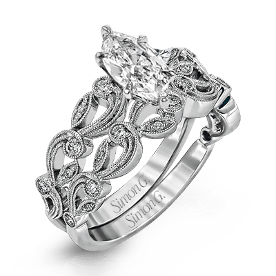 Wedding Set in 18k Gold with Diamonds