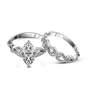 Wedding Set in 18k Gold with Diamonds