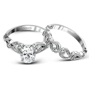 Wedding Set in 18k Gold with Diamonds