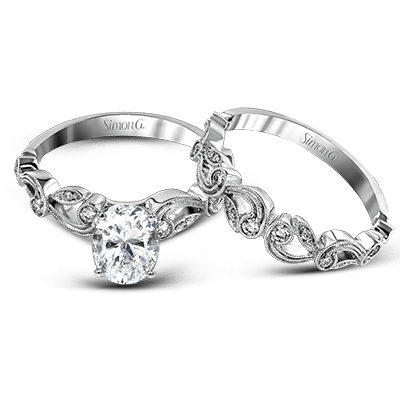 Wedding Set in 18k Gold with Diamonds