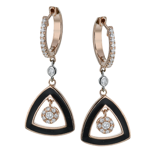 ZE727 Earring in 14k Gold with Diamonds