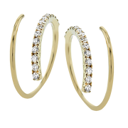 ZE892 Earring in 14k Gold with Diamonds