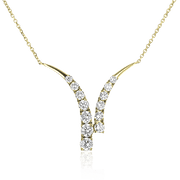 Pendentif ZP1000 en or 14 carats avec diamants