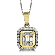 ZP745 Pendant in 14k Gold with Diamonds