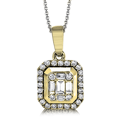 ZP745 Pendant in 14k Gold with Diamonds