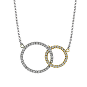 ZP891 Pendant in 14k Gold with Diamonds