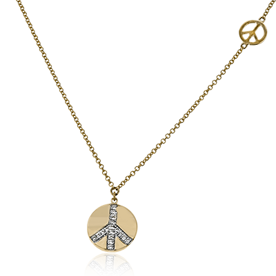 ZP916-A Pendant in 14k Gold with Diamonds