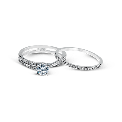 ZR1106 Wedding Set in 14k Gold with Diamonds