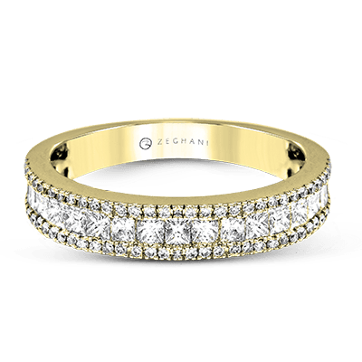 ZR1151 Anniversary Ring in 14k Gold with Diamonds