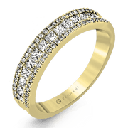 ZR1151 Anniversary Ring in 14k Gold with Diamonds