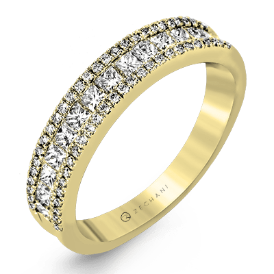 ZR1151 Anniversary Ring in 14k Gold with Diamonds