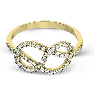 ZR1152 Right Hand Ring in 14k Gold with Diamonds