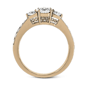 ZR126 Engagement Ring in 14k Gold with Diamonds