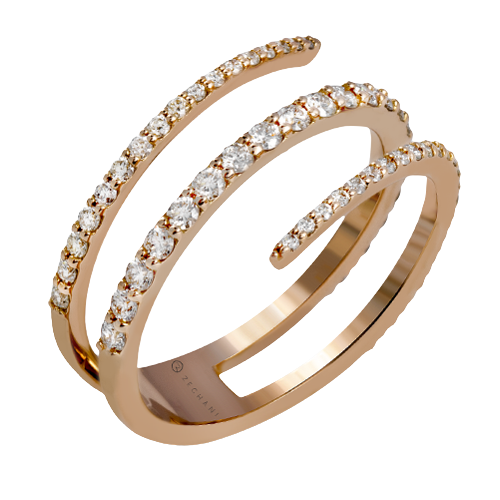 ZR1342 Right Hand Ring in 14k Gold with Diamonds