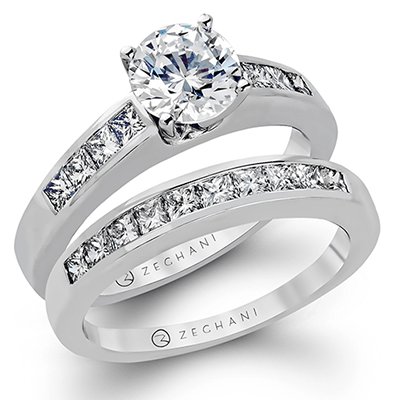 ZR135 Wedding Set in 14k Gold