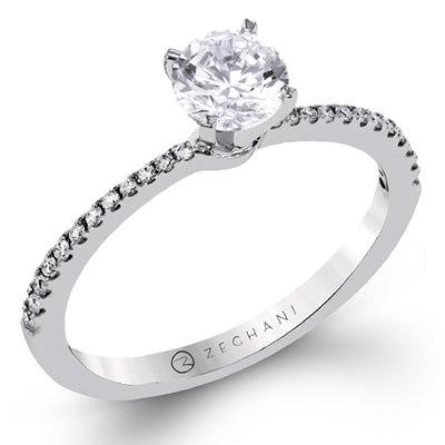 ZR1497 Wedding Set in 14k Gold with Diamonds