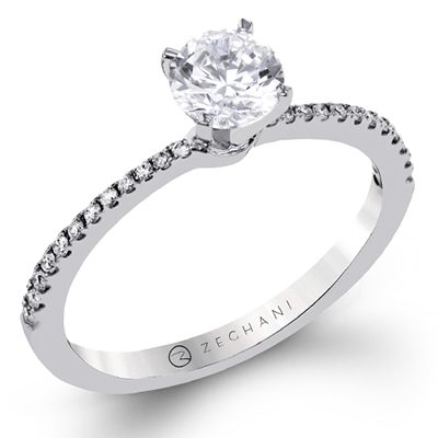 ZR1497 Wedding Set in 14k Gold with Diamonds