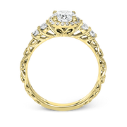 ZR1500 Engagement Ring in 14k Gold with Diamonds