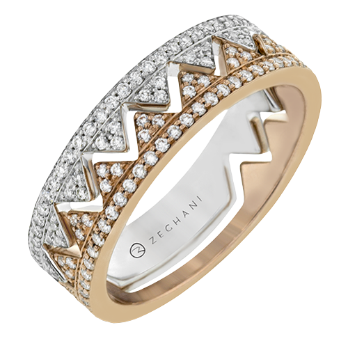 ZR1536 Right Hand Ring in 14k Gold with Diamonds