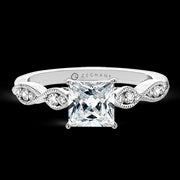 ZR1556 Engagement Ring in 14k Gold with Diamonds