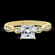 ZR1556 Engagement Ring in 14k Gold with Diamonds