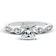 ZR1556 Engagement Ring in 14k Gold with Diamonds
