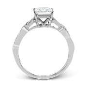 ZR1556 Engagement Ring in 14k Gold with Diamonds
