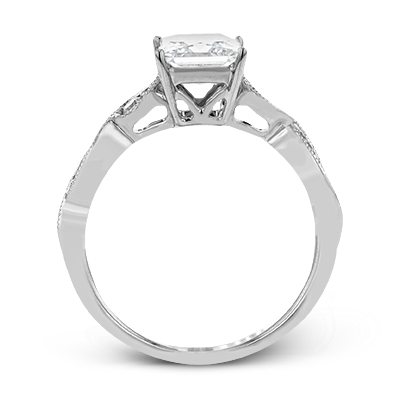 ZR1556 Engagement Ring in 14k Gold with Diamonds