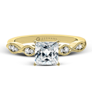 ZR1556 Engagement Ring in 14k Gold with Diamonds