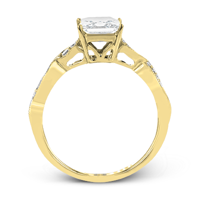 ZR1556 Engagement Ring in 14k Gold with Diamonds